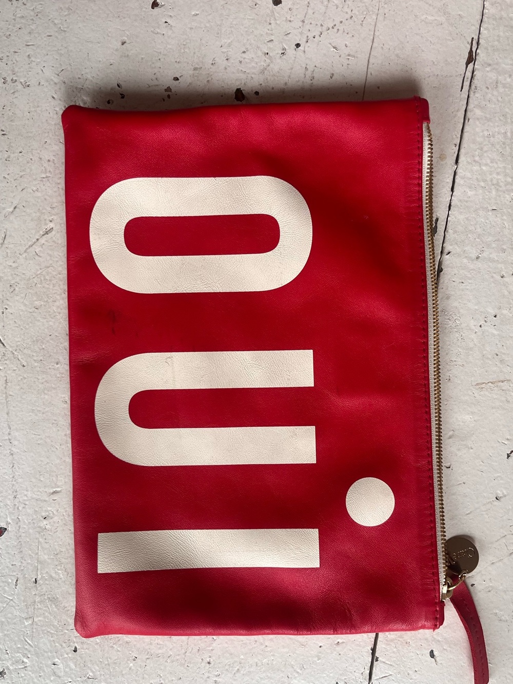 Oui Clare V flat clutch